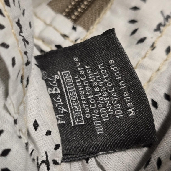 NWT Myra Effervescence Leather And Hair-On Tooled Turquoise Shoulder Bag - Picture 8 of 16